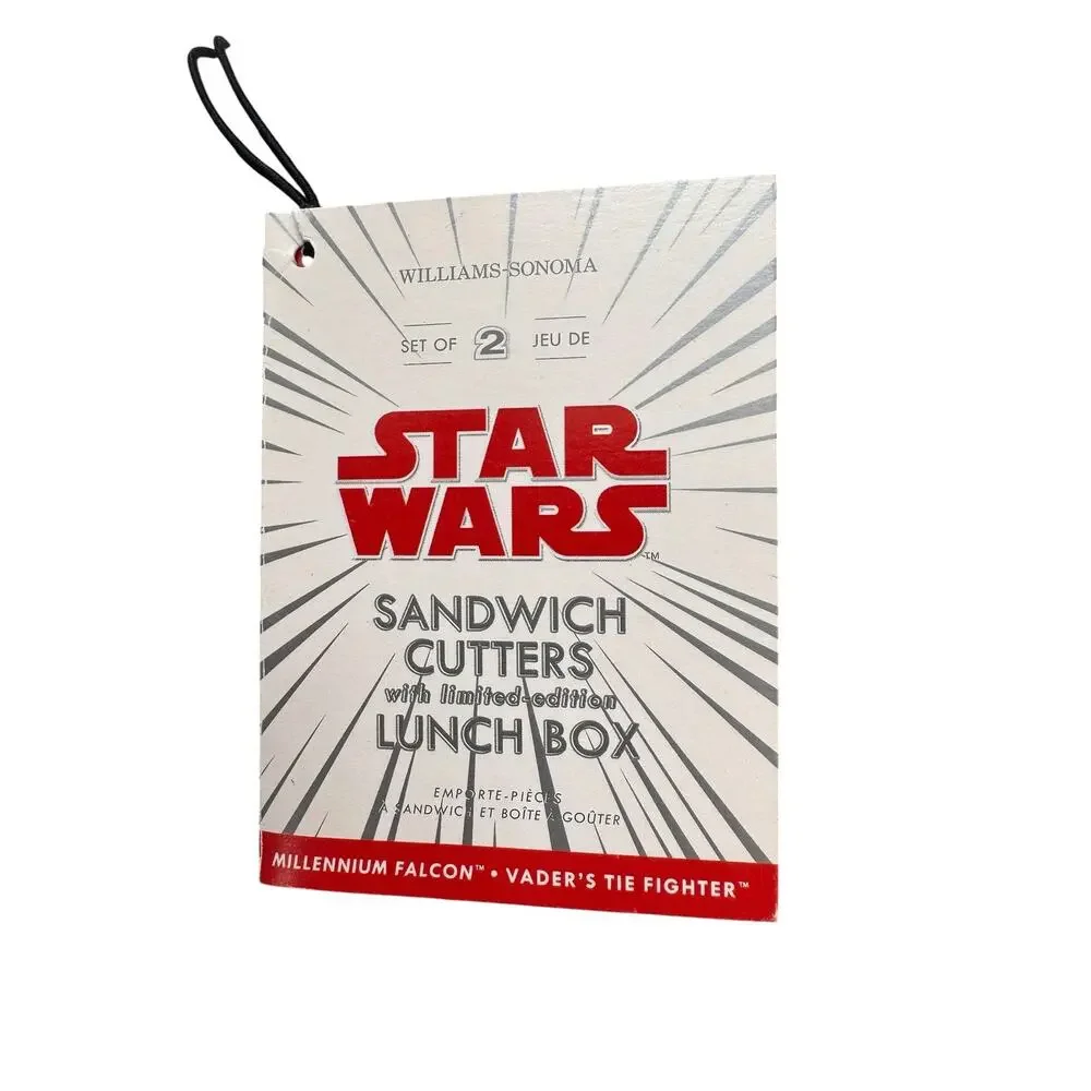 STAR WARS x POTTERY BARN *NEW* Tin Lunch Box with Vintage Movie Images